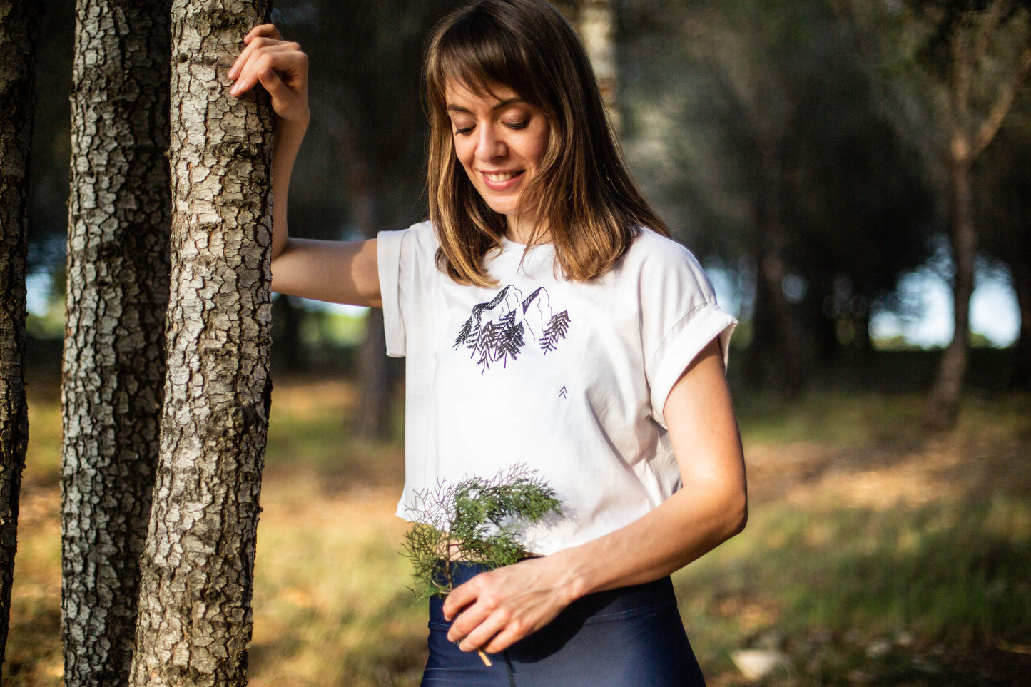 Crop Top Femme Coton Bio