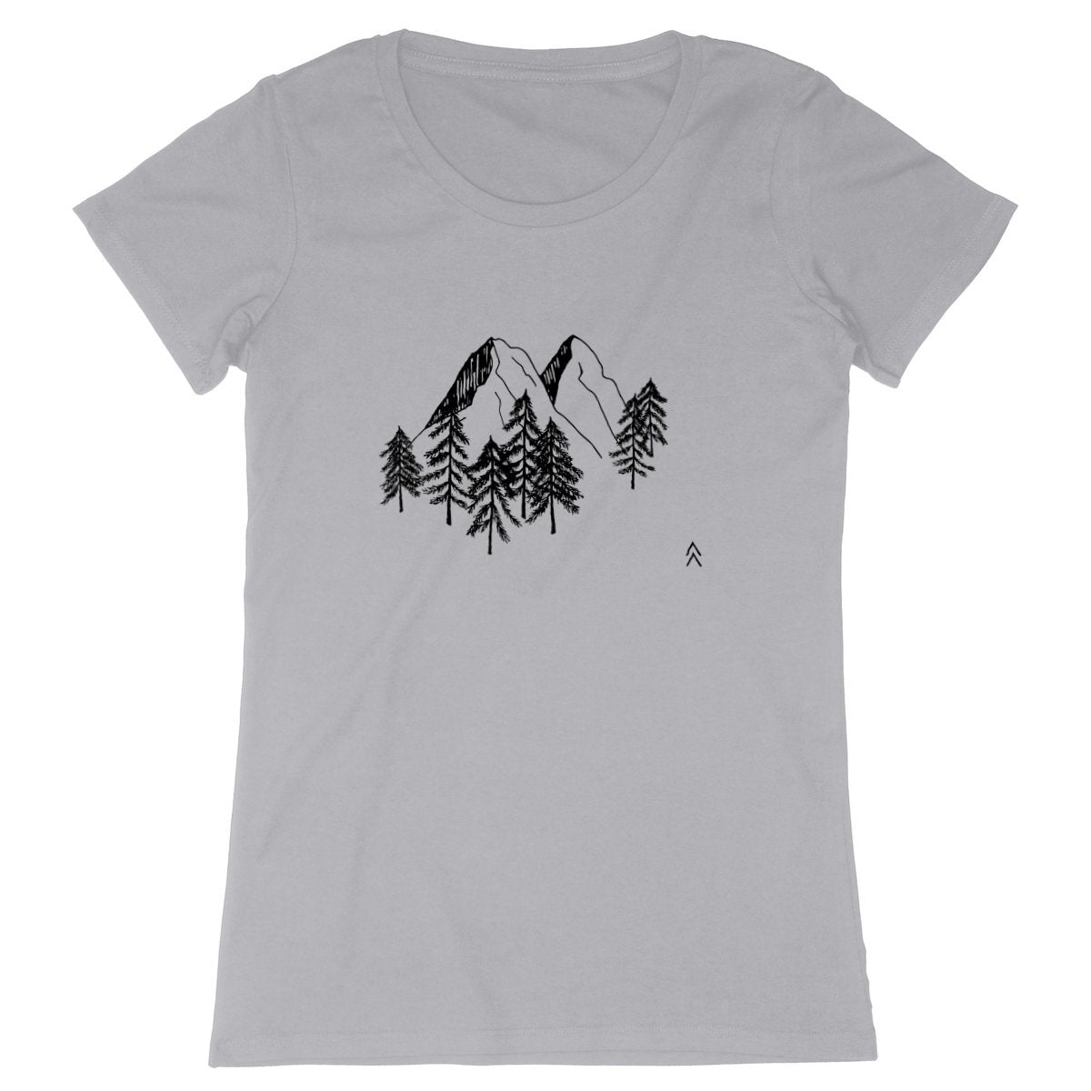 T-shirt Sapins - face_gris