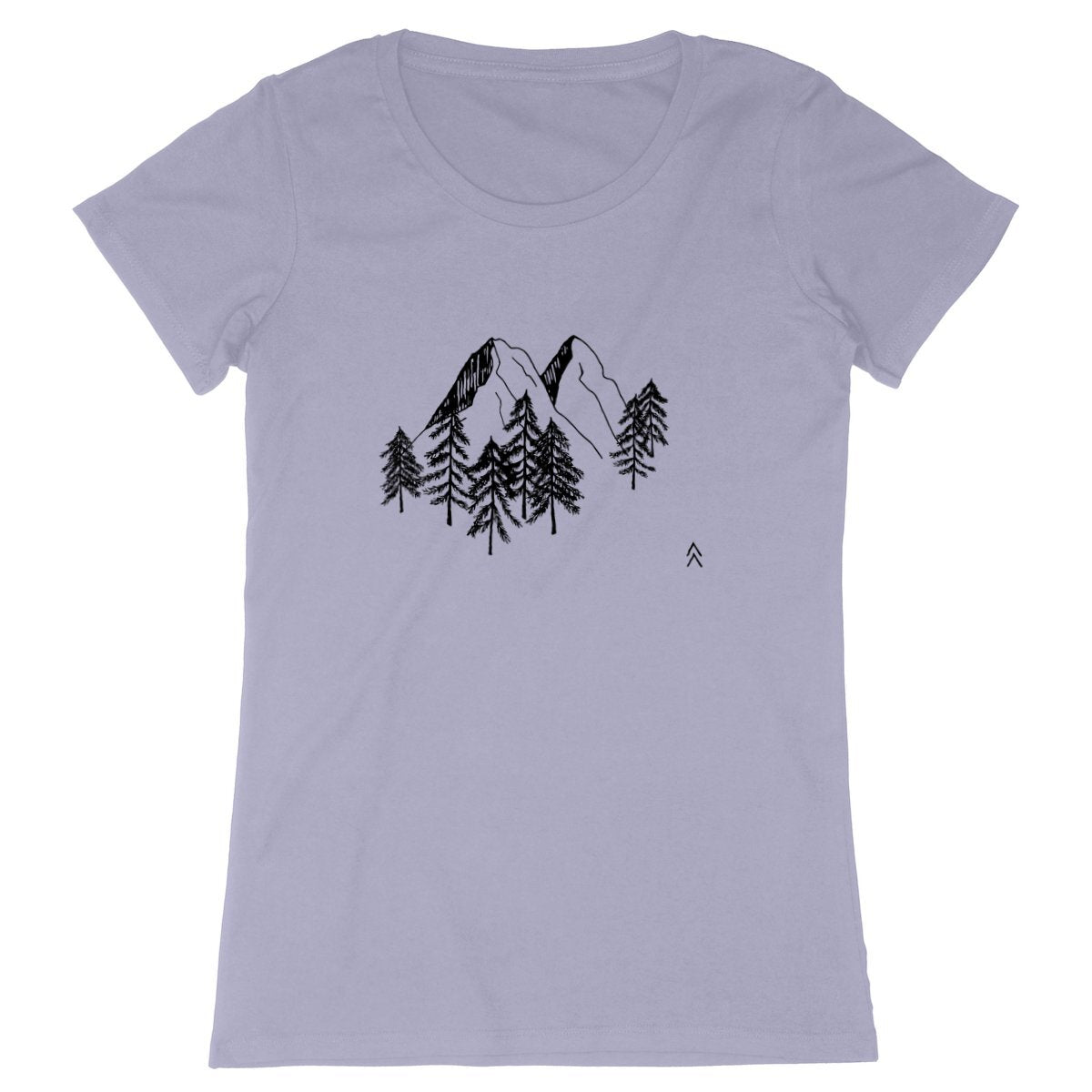 T-shirt Sapins - face_lavande