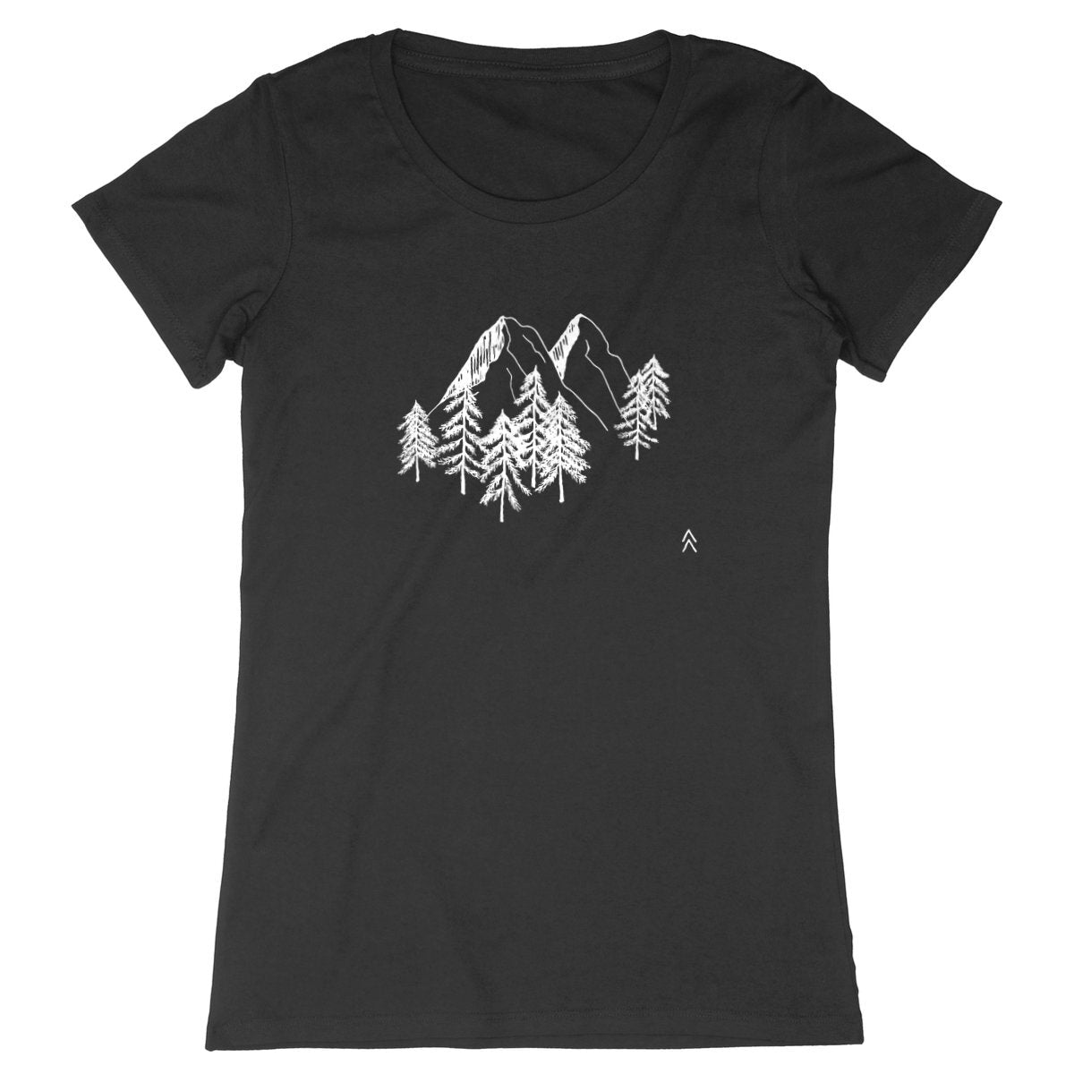 T-shirt Sapins - face_noir