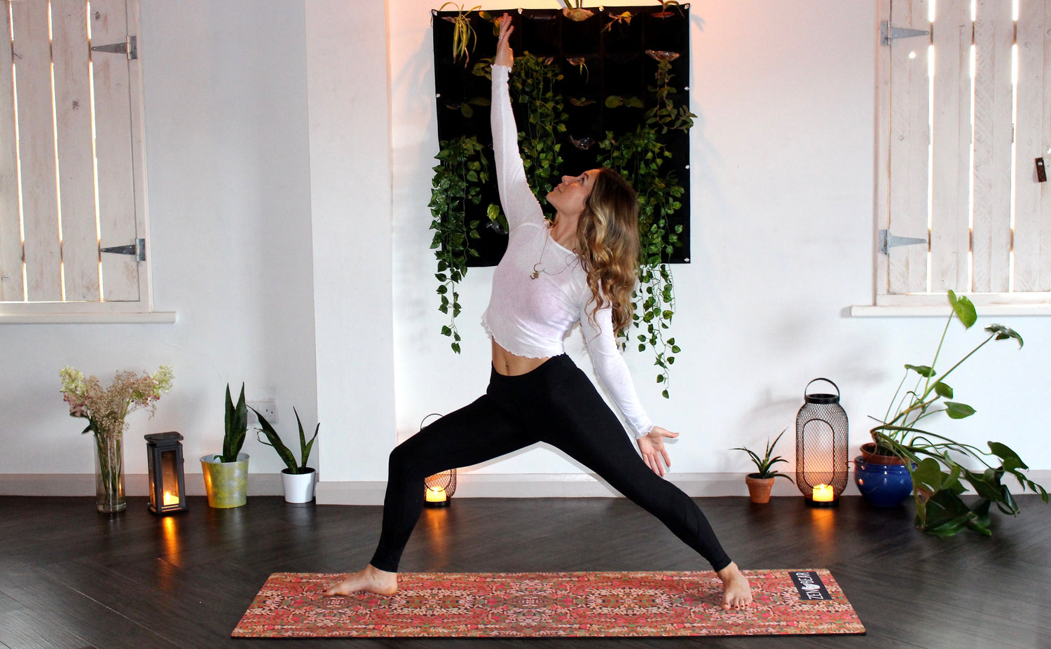 Legging de yoga femme - Aurores boréales – Löyly Yoga