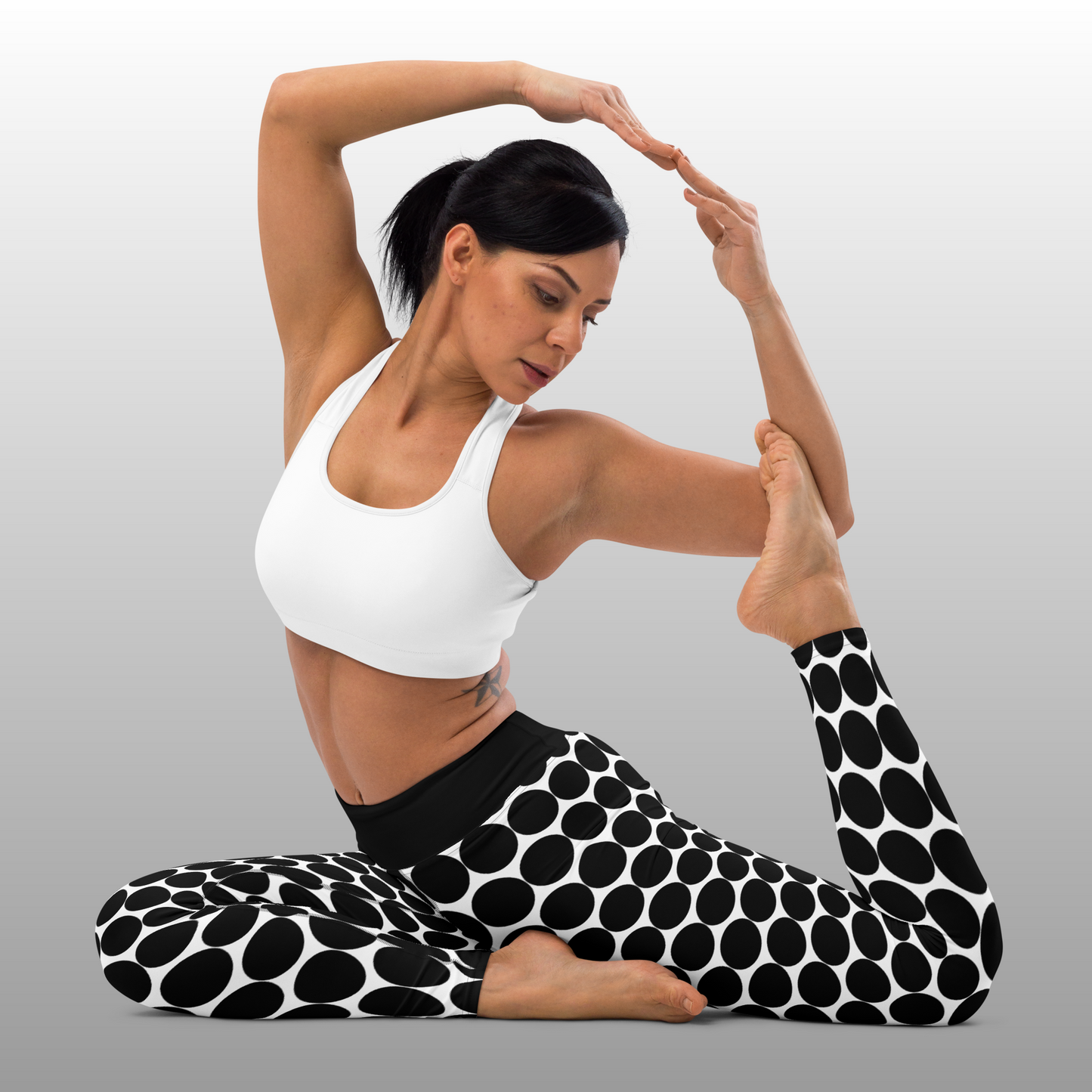 Legging de yoga femme - Pois